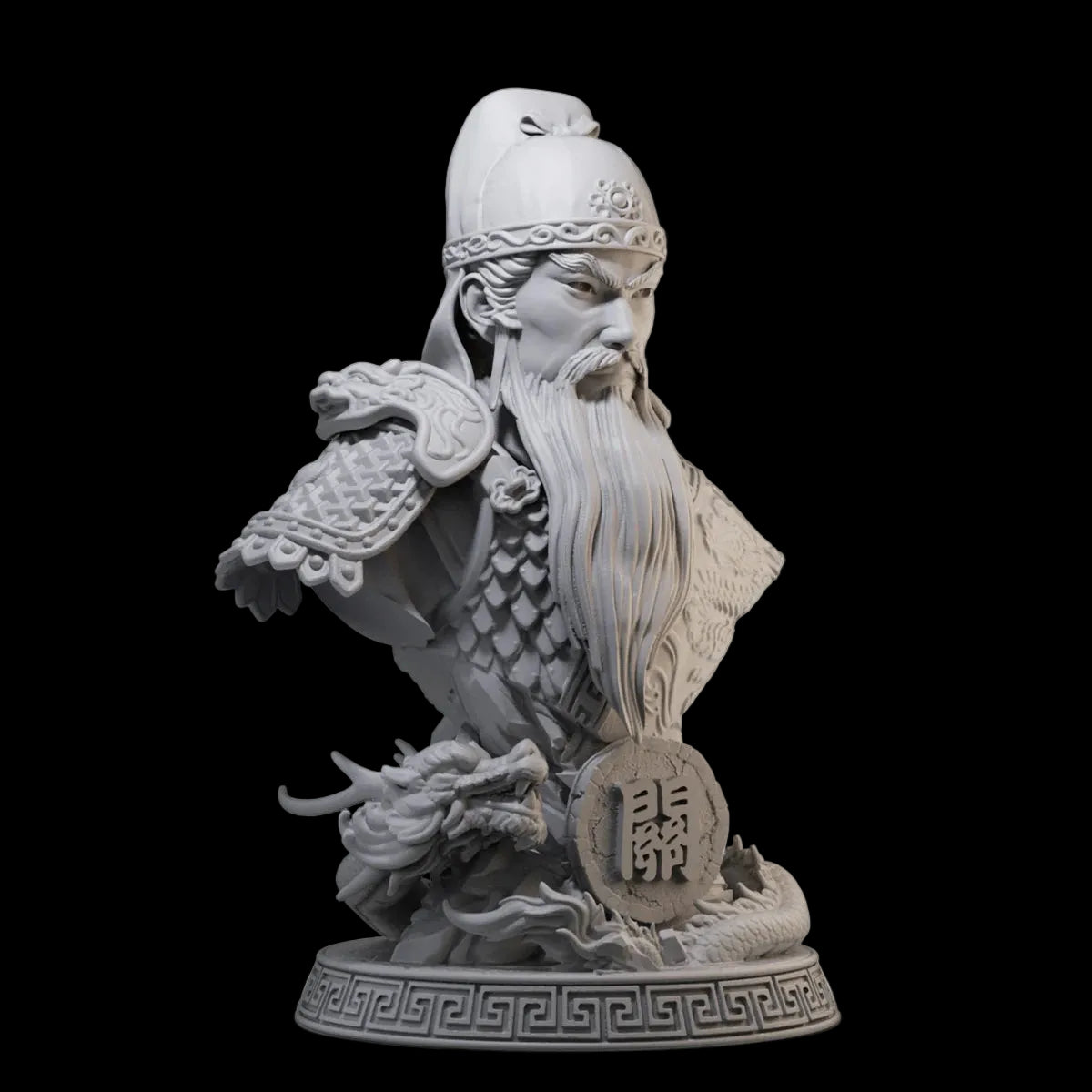 1/10 Three Kingdoms Hero Bust Resin Kit | Legendary Figures