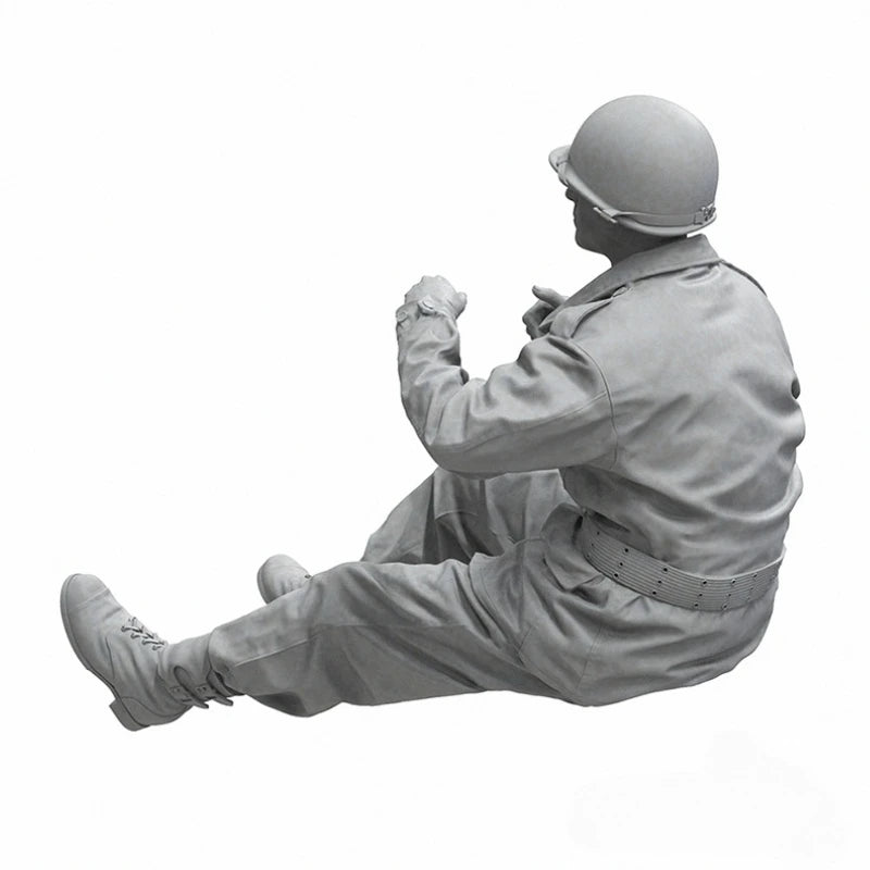 1/16 Scale US M8 Armored Vehicle Driver Resin Figure Model Kit - R Supply Store