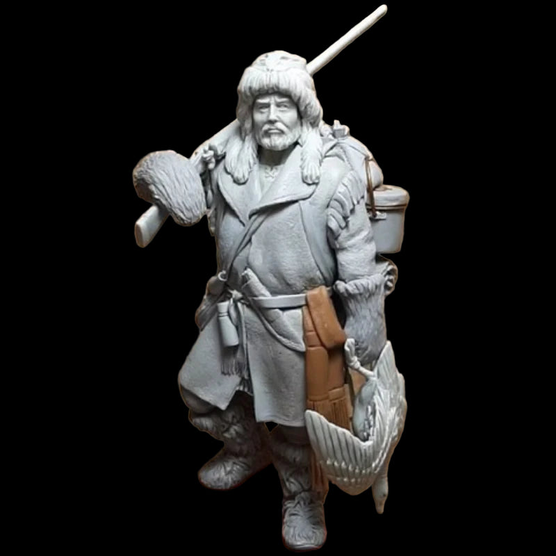 1/24 Scale Die-Cast Resin Figure Model Kit Mountain Man Hobby Miniature Toys Unassembled and Unpainted DIY Diorama - R Supply Store