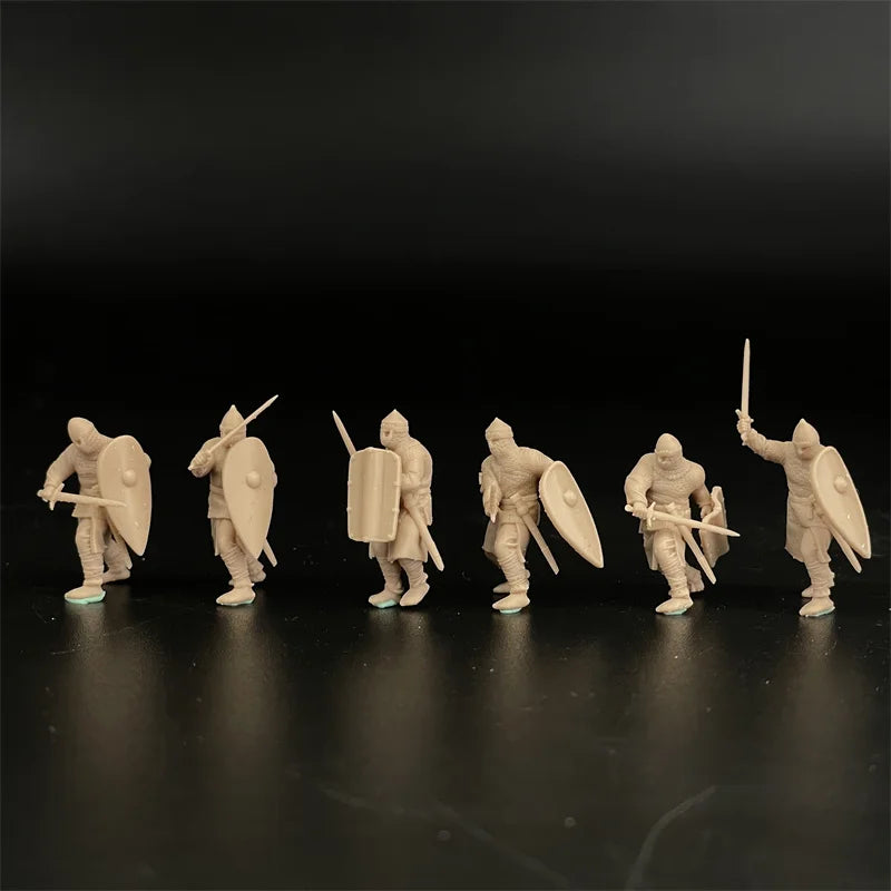 1/72 Scale Teutonic Order / Medieval Knight Cavalry & Crossbowman Resin Figure Set (23 Figures) - Battle of Tannenberg