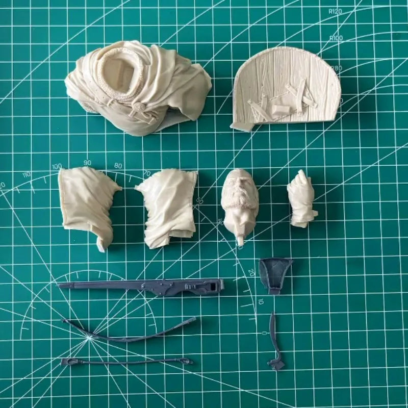 1/10 Scale Die-Cast Resin Bust Model Kit Teutonic Knight Statue Unassembled and Unpainted - R Supply Store