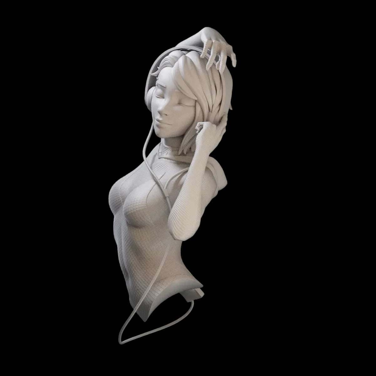 1/10 Spider-Gwen Bust Resin GK | Superhero Music Style Model
