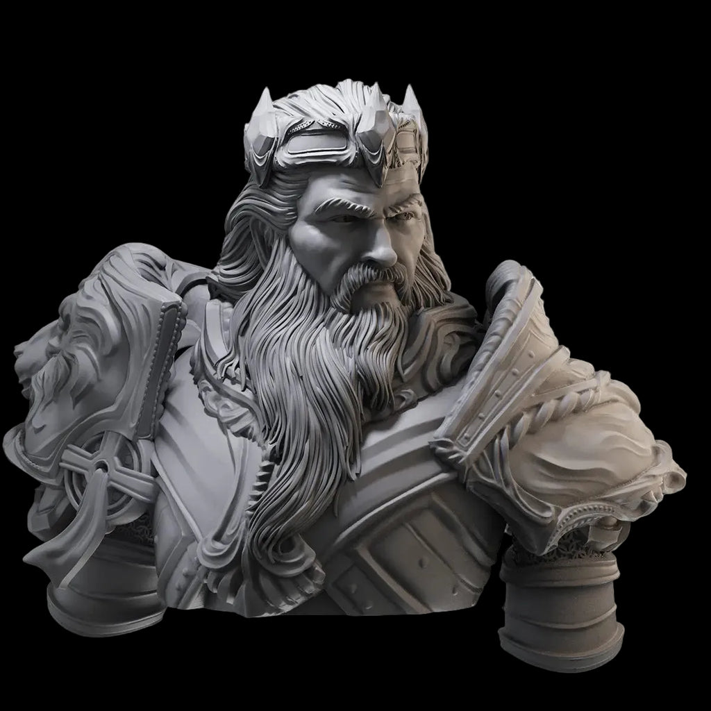 1/10 Varian Wrynn Fantasy King Bust Resin GK | Warcraft Alliance Model