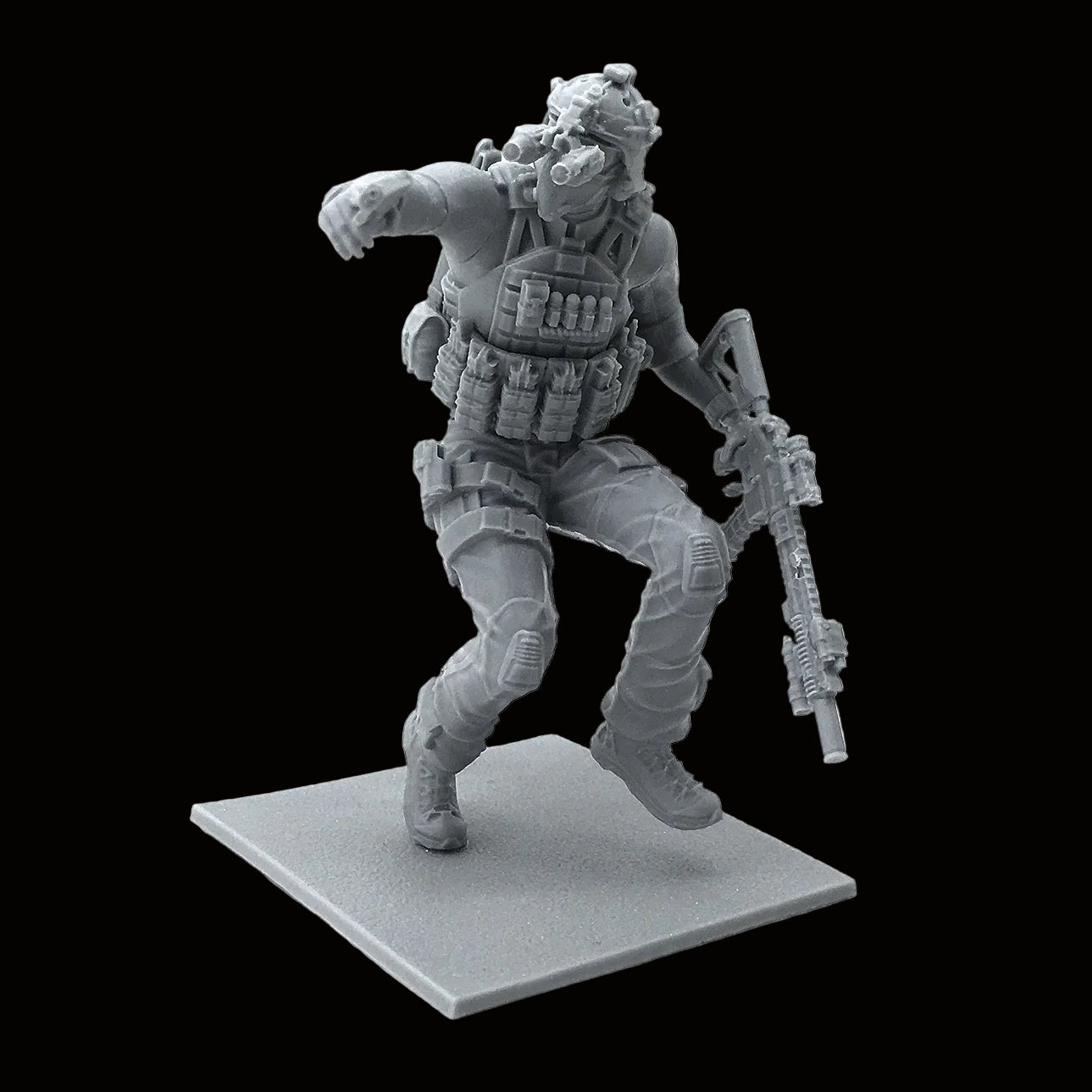 1/24 Scale US Navy SEAL Operator Resin Figure Kit - Dynamic CQB Pistol Action Miniature