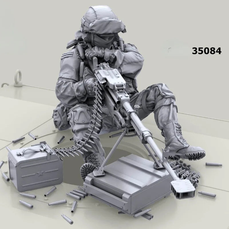 1/35 Scale Modern Russian Army Soldier | Resin Figure Model Kit Unassembled Unpainted - R Supply Store