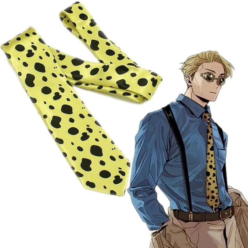 Jujutsu Kaisen Kento Nanami Cosplay Tie Unisex Anime Necktie Costume Accessory