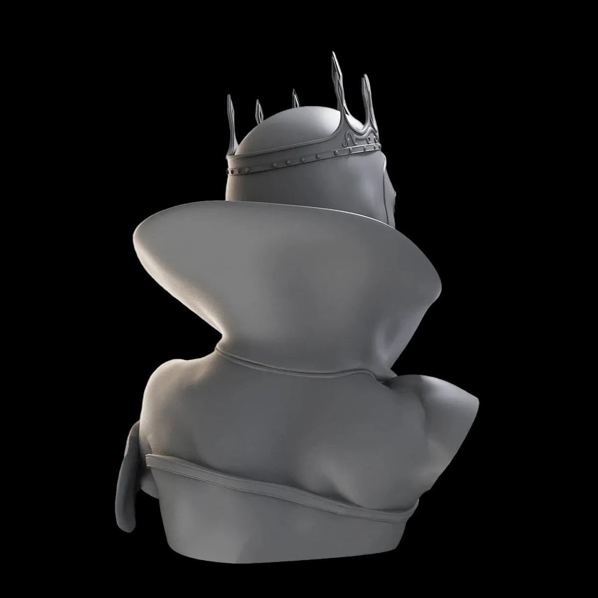 1/10 Evil Queen Bust Resin GK | Dark Fantasy Royal Portrait Model