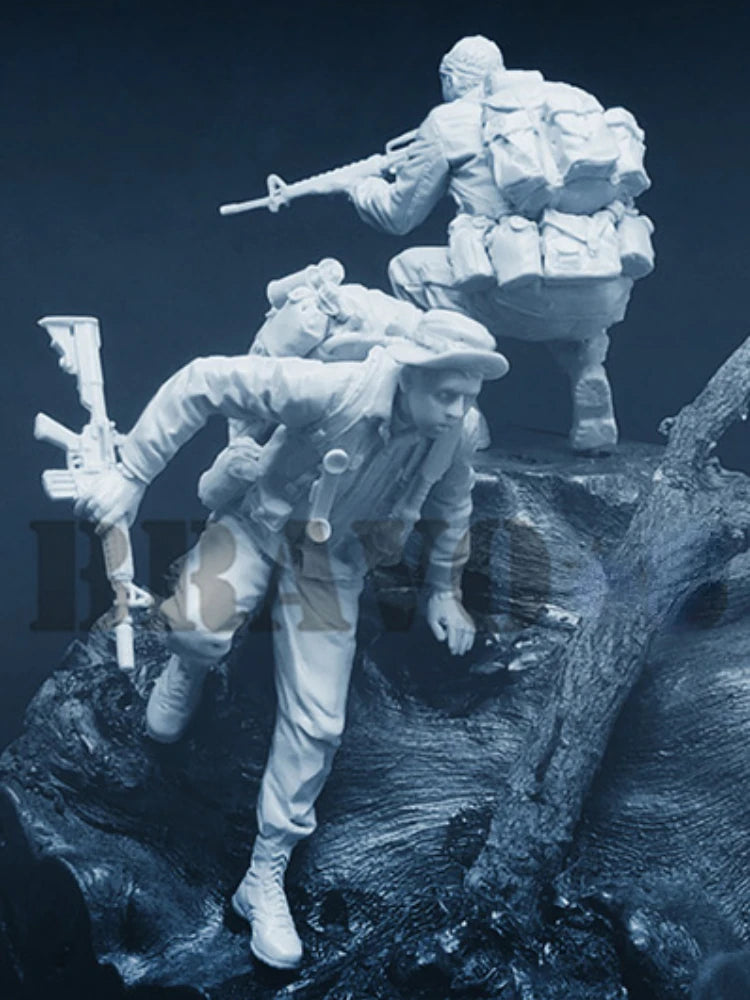 1/35 Scale Special Recon Jungle Patrol Resin Figure Set (x2) - Modern Military Ops GK