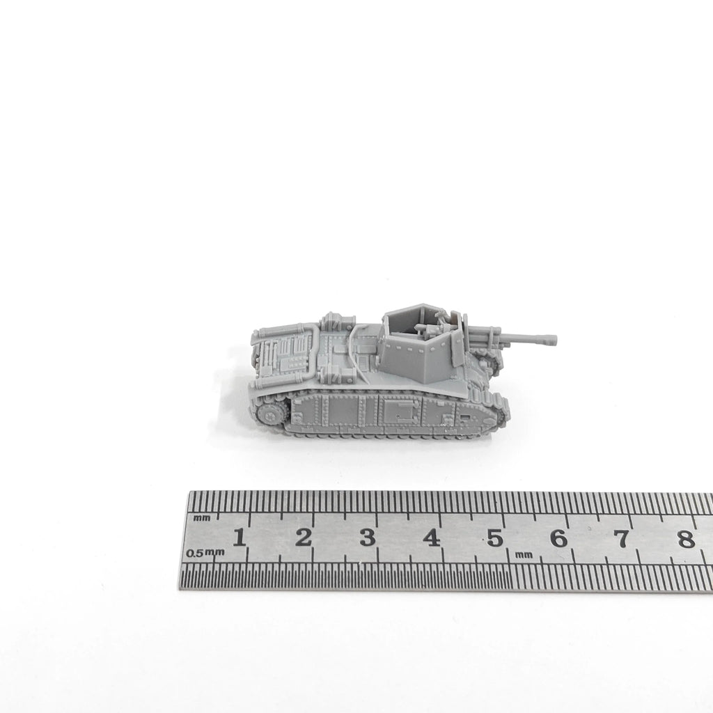 1/144 Scale 10.5 cm leFH 18/3 (Sf.) auf Geschützwagen B2(f) | WWII German Self-Propelled Howitzer Model Kit Unassembled - R Supply Store
