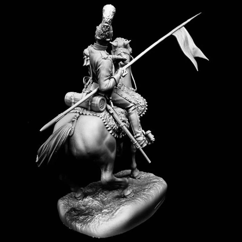 1/24 Scale Die-Cast Resin Figure Model Kit Line Lancer Miniature | Unassembled and Unpainted Diorama - R Supply Store