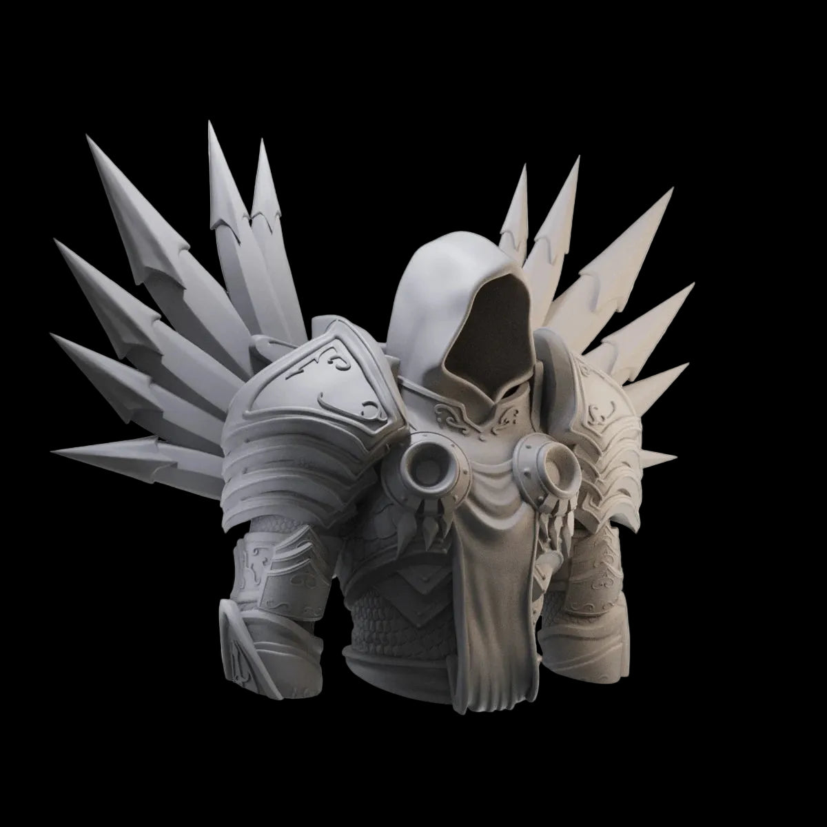 1/10 Dark Fantasy Villain Bust Resin GK | Iconic Gaming Boss Models