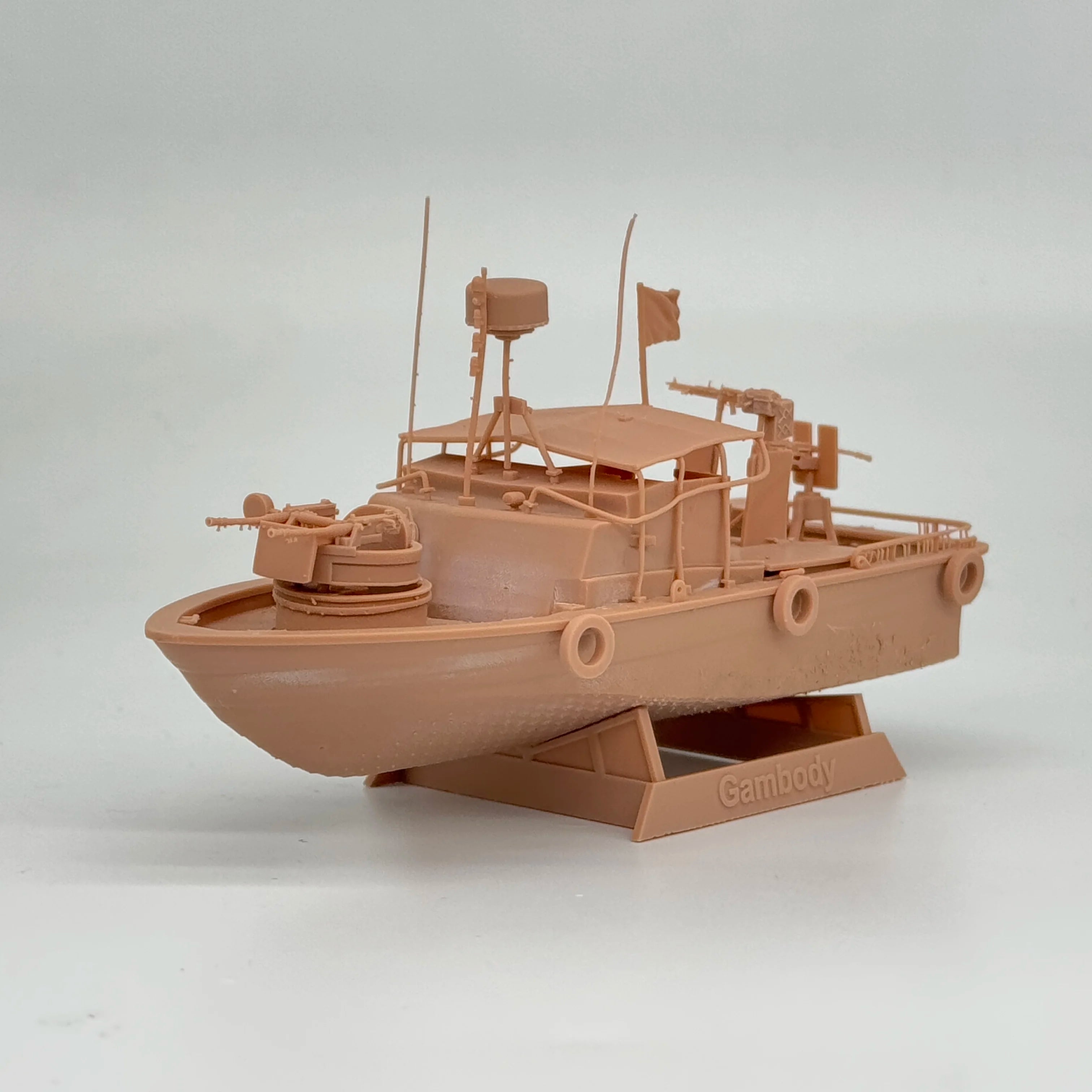 1/72 Scale US Navy PBR 31 Mk.II Patrol Boat & Crew Resin Model Kit (6 Figures) - Vietnam Riverine Warfare