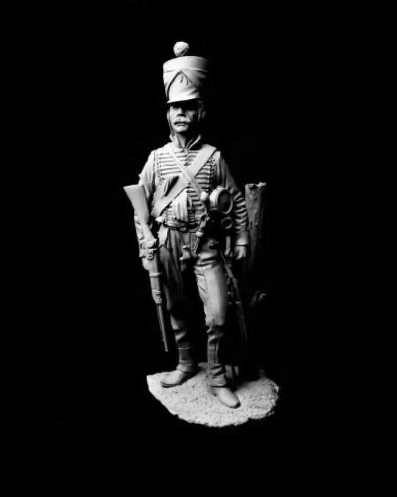 1/16 Scale French Hussar Figure – 120mm Resin Model Kit for Collectors & Diorama Builders - R Supply Store
