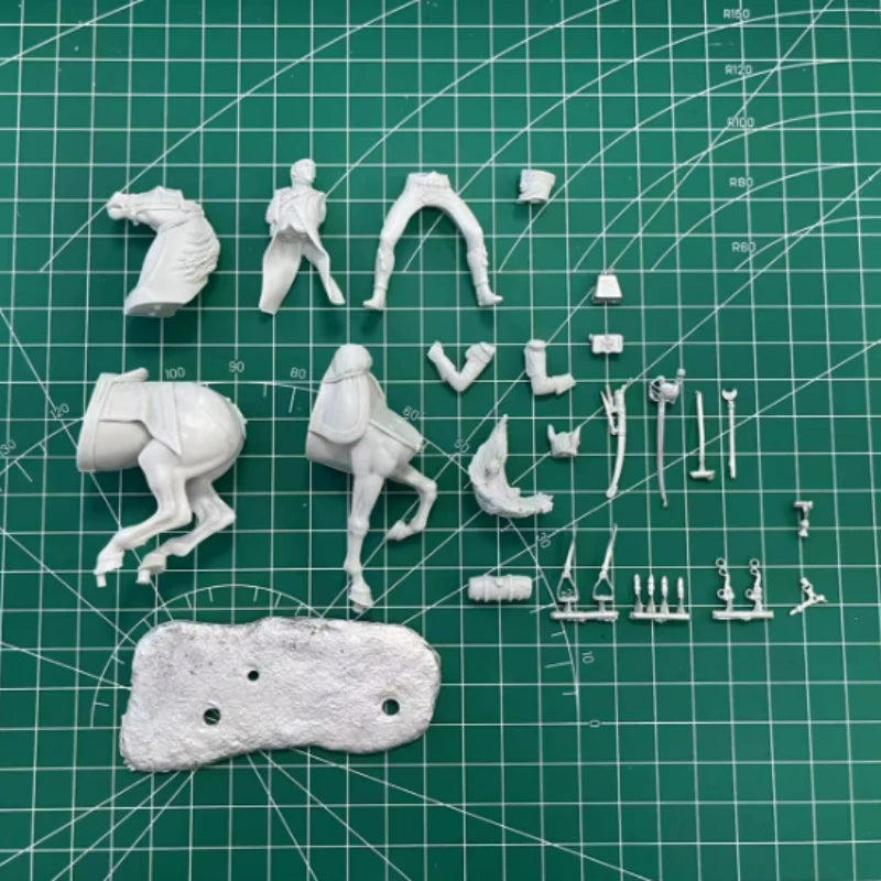 1/32 Scale 54mm Die-Cast Resin Figure Model Kit Captain Gaetan Joseph Prosper Hobby Miniature Toys Unassembled Unpainted Diorama - R Supply Store