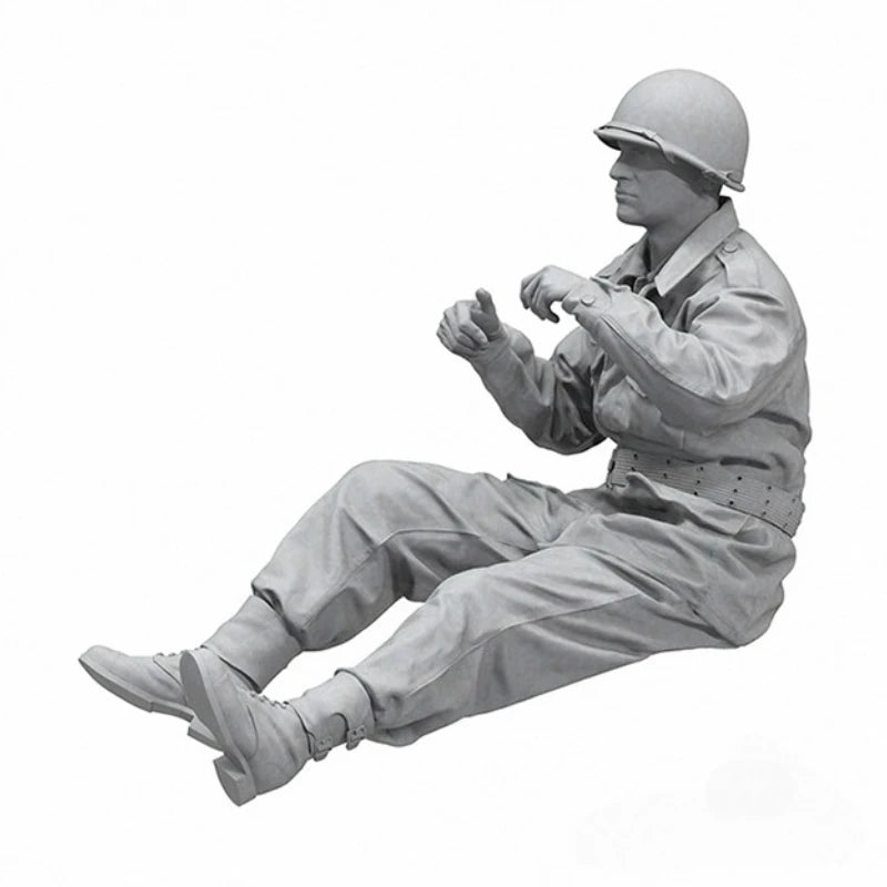 1/16 Scale US M8 Armored Vehicle Driver Resin Figure Model Kit - R Supply Store
