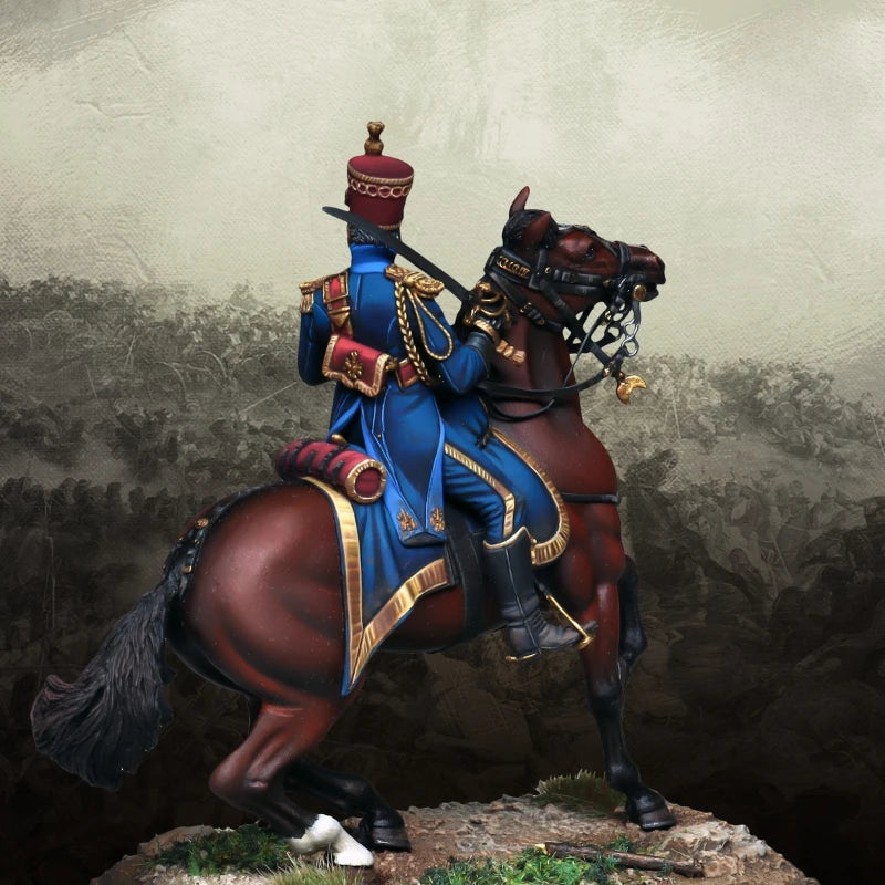 1/32 Scale 54mm Die-Cast Resin Figure Model Kit Captain Gaetan Joseph Prosper Hobby Miniature Toys Unassembled Unpainted Diorama - R Supply Store