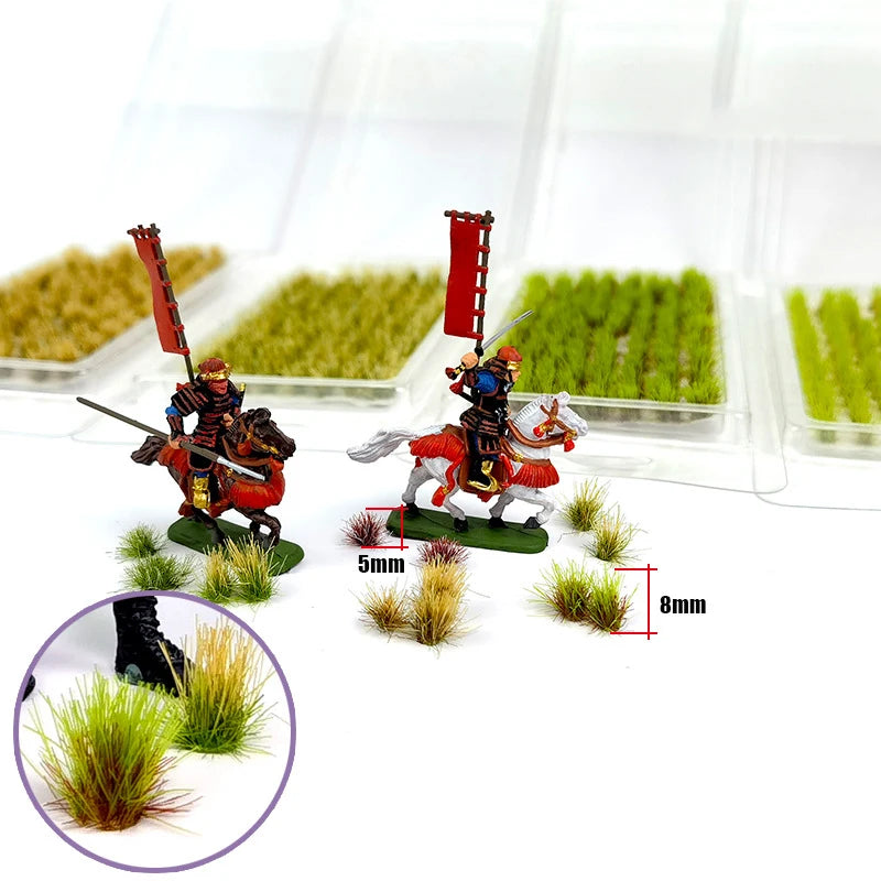 104-Piece Professional Static Grass Tuft Set | 5mm & 8mm Mixed Sizes