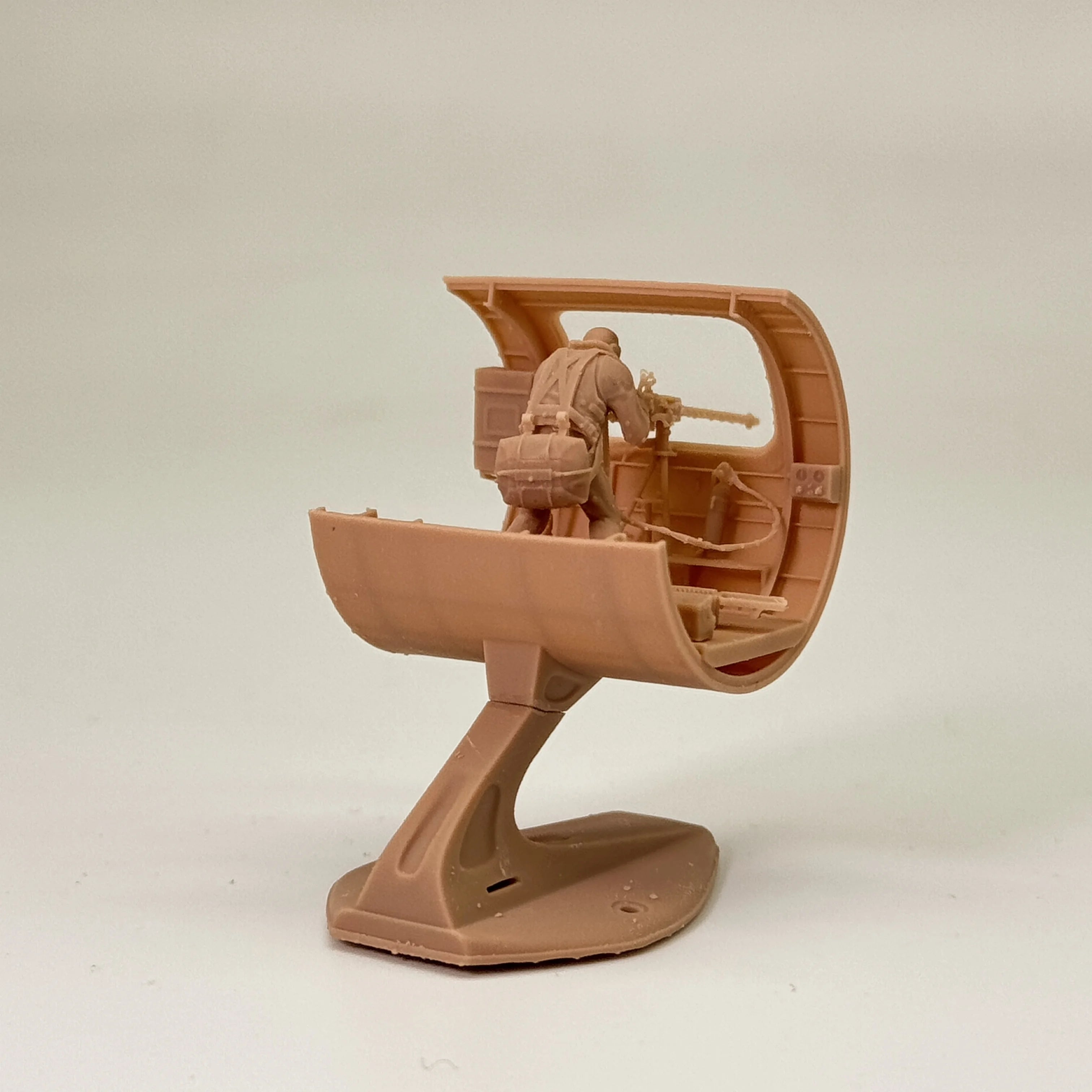 1/48 & 1/72 Scale WWII Bomber Waist Gunner / Ball Turret Crew Resin Model Kit - B-17 Flying Fortress