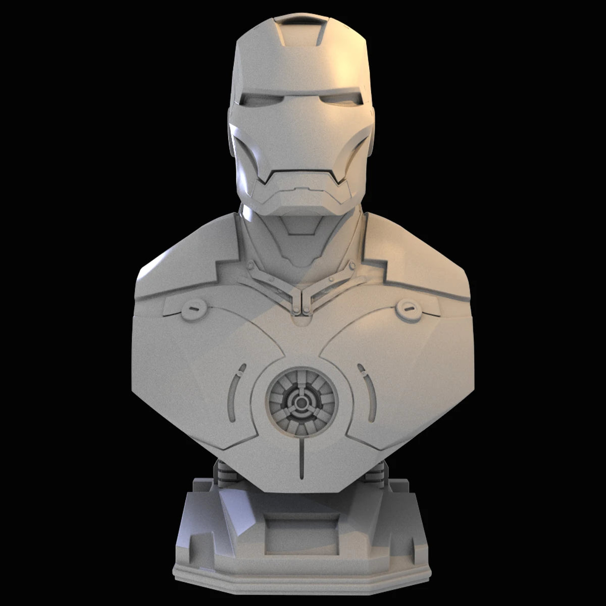 1/10 Iron Man Armor Bust Resin GK | Arc Reactor Comic Model