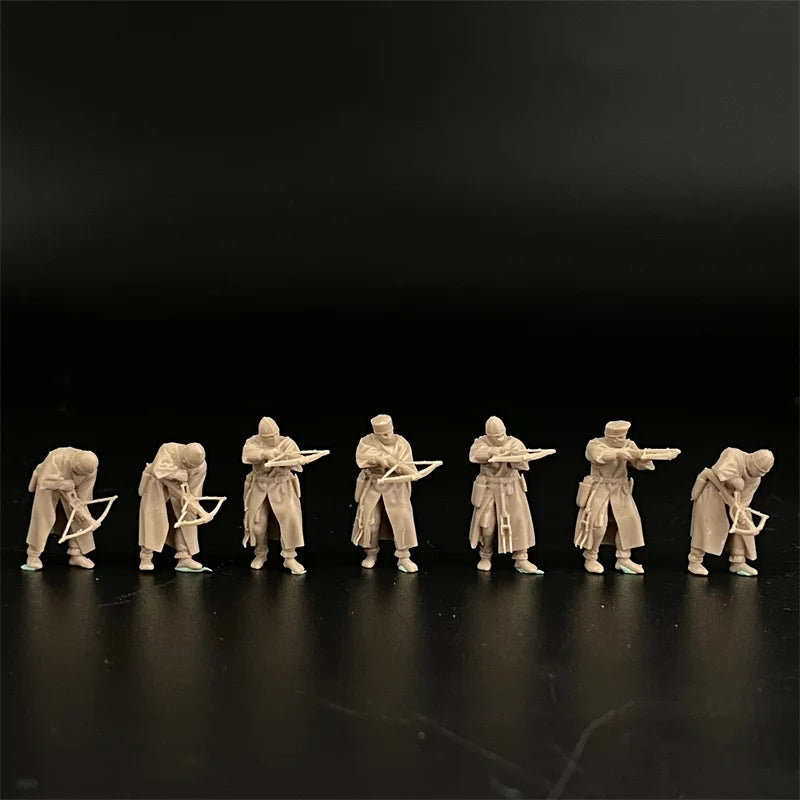 1/72 Scale Teutonic Order / Medieval Knight Cavalry & Crossbowman Resin Figure Set (23 Figures) - Battle of Tannenberg