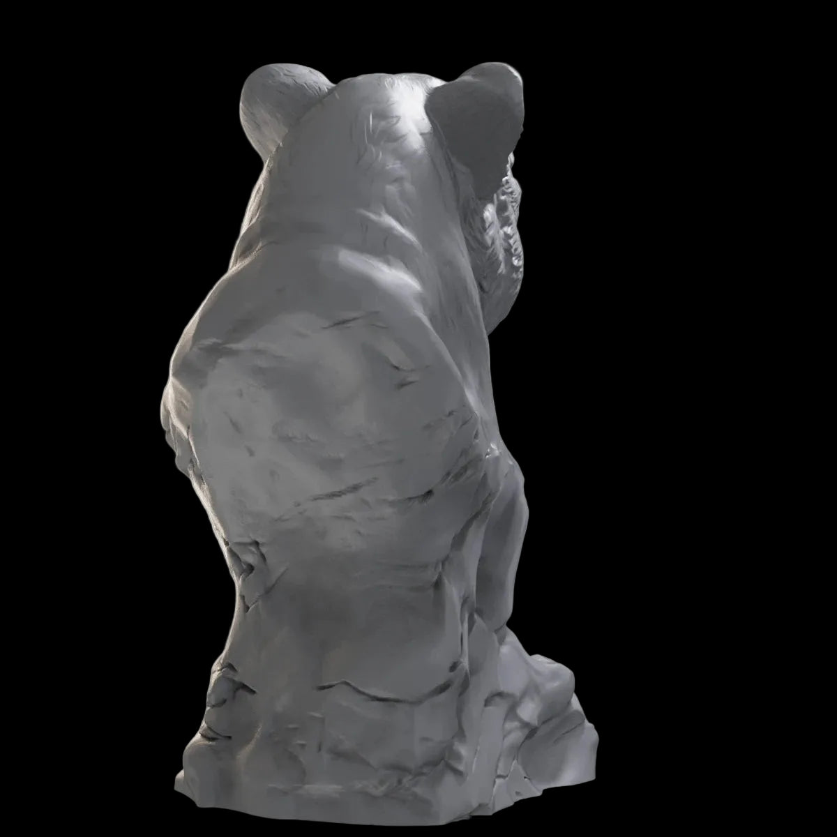 1/10 Feline Predator Bust Resin GK | Big Cat Animal Model