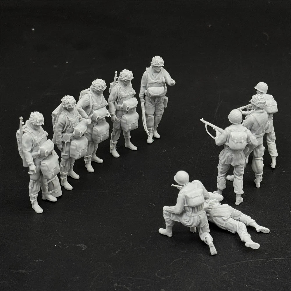 1/35 US Paratroopers Action Pack (10 Fig) Resin Kit | WWII Airborne