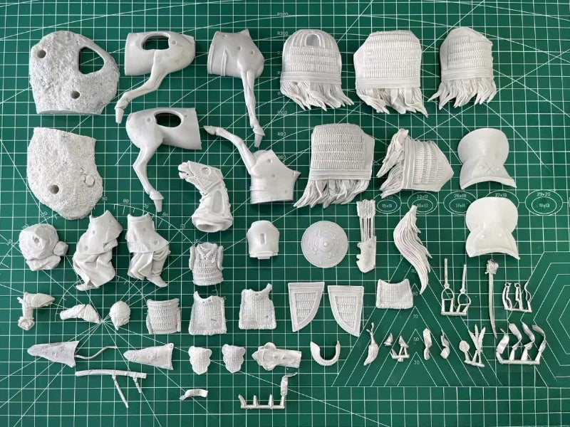 1/20 Scale 90mm Die-Cast Resin Figure Model Kit Ancient Heavy Cavalry Hobby Miniature Toys Unassembled Unpainted DIY Diorama - R Supply Store