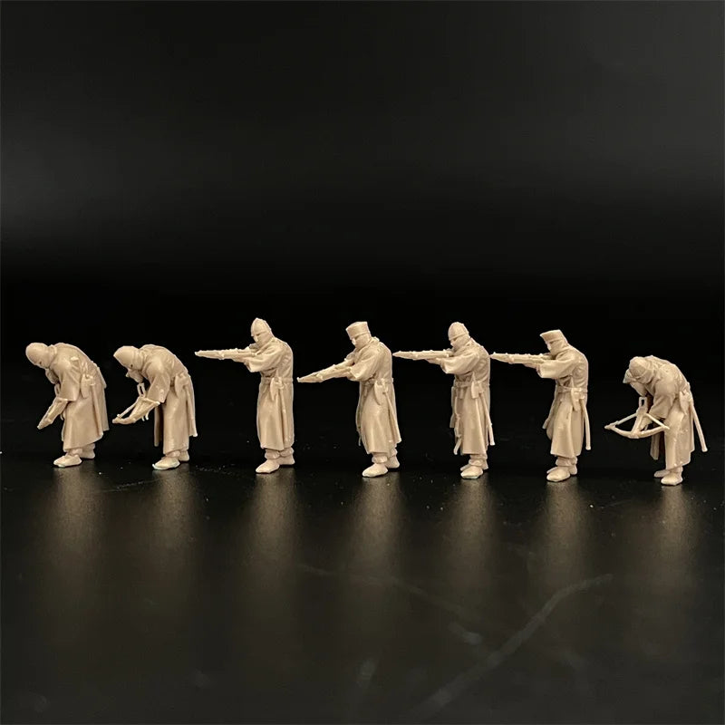 1/72 Scale Teutonic Order / Medieval Knight Cavalry & Crossbowman Resin Figure Set (23 Figures) - Battle of Tannenberg