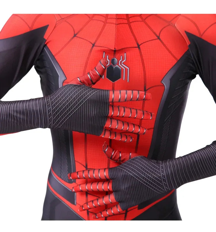 Adult Spider-Man Cosplay Costume - Jumpsuit 3D Style Spandex Superhero Zentai Suit Halloween Party