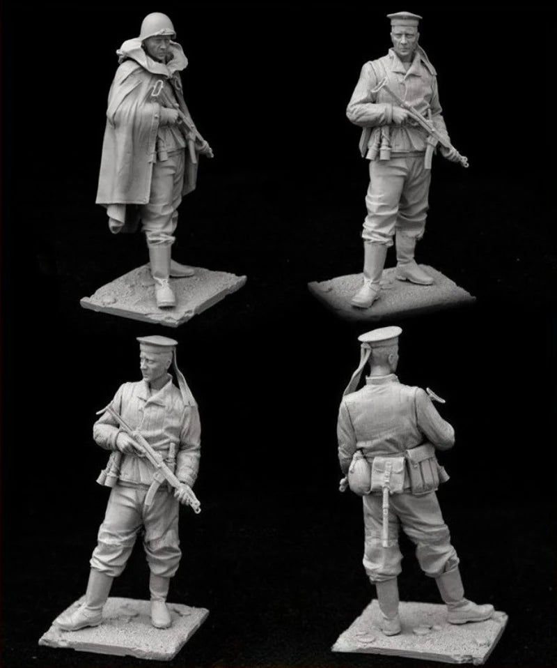 1/24 WWII Soviet Marine Soldier Die-Cast Resin Model Kit | Diorama - R Supply Store