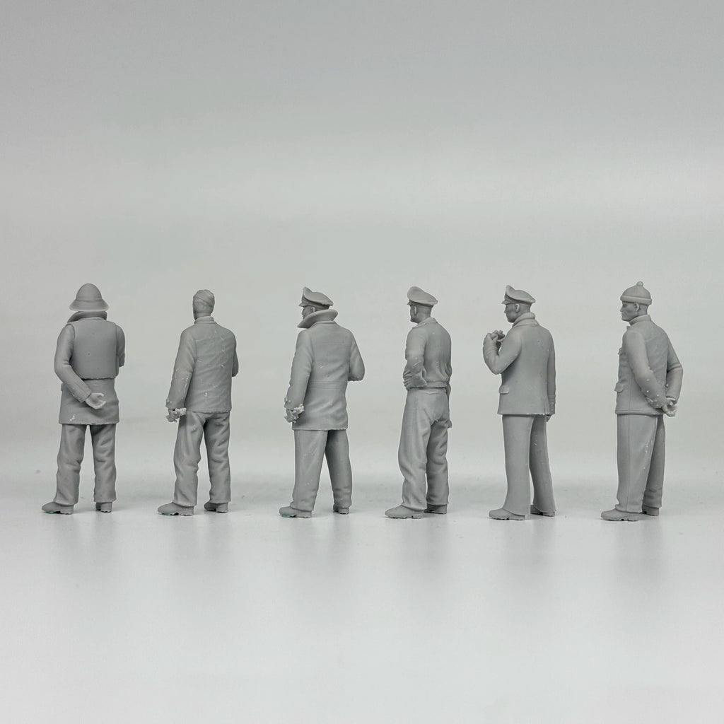 1/35 German U-Boat Crew (6 Fig) Resin Kit | Kriegsmarine Miniature Set