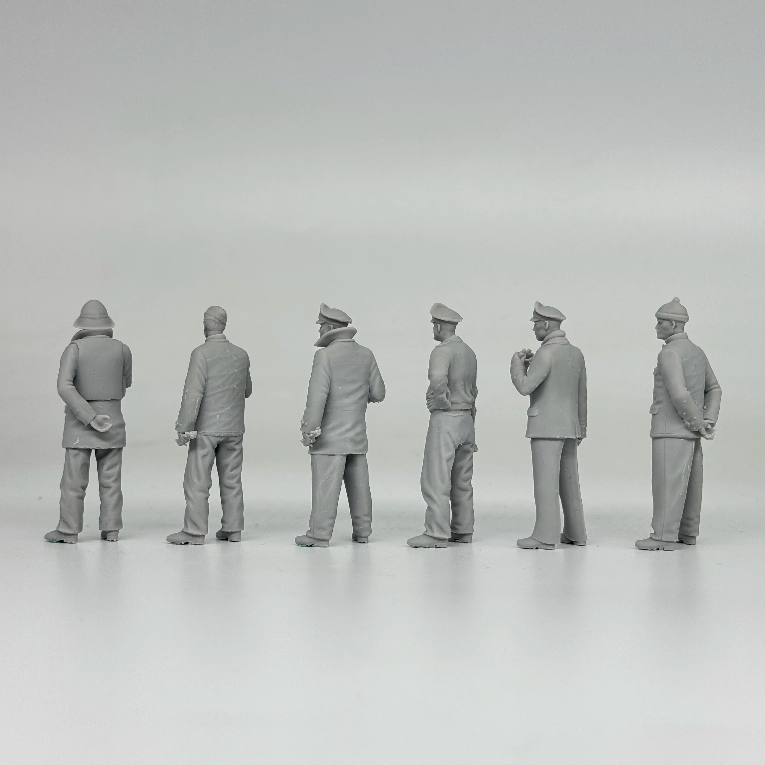 1/35 German U-Boat Crew (6 Fig) Resin Kit | Kriegsmarine Miniature Set