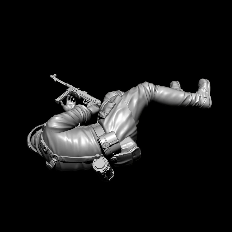 1/35 Scale WWII Fallen German Infantry Resin Figure Kit - Killed in Action Diorama Detail