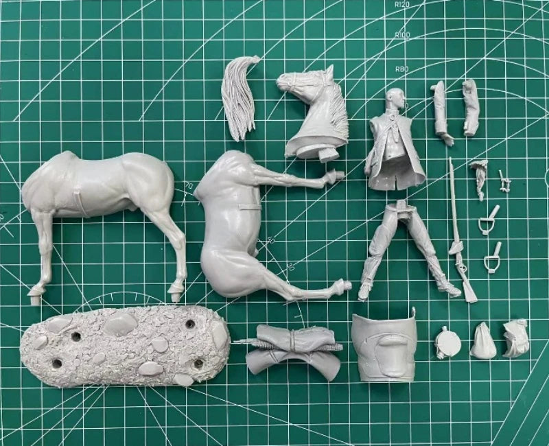 1/24 Scale Die-Cast Resin Figure Model Kit Polish Knight Scout Hobby Miniature Toys Unassembled and Unpainted DIY Diorama - R Supply Store