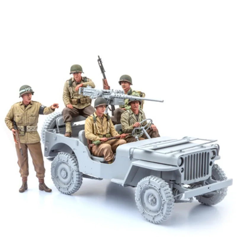 1/16 WWII US MP & 4 Infantry Figures Resin Model Kit (5 Figures) - R Supply Store