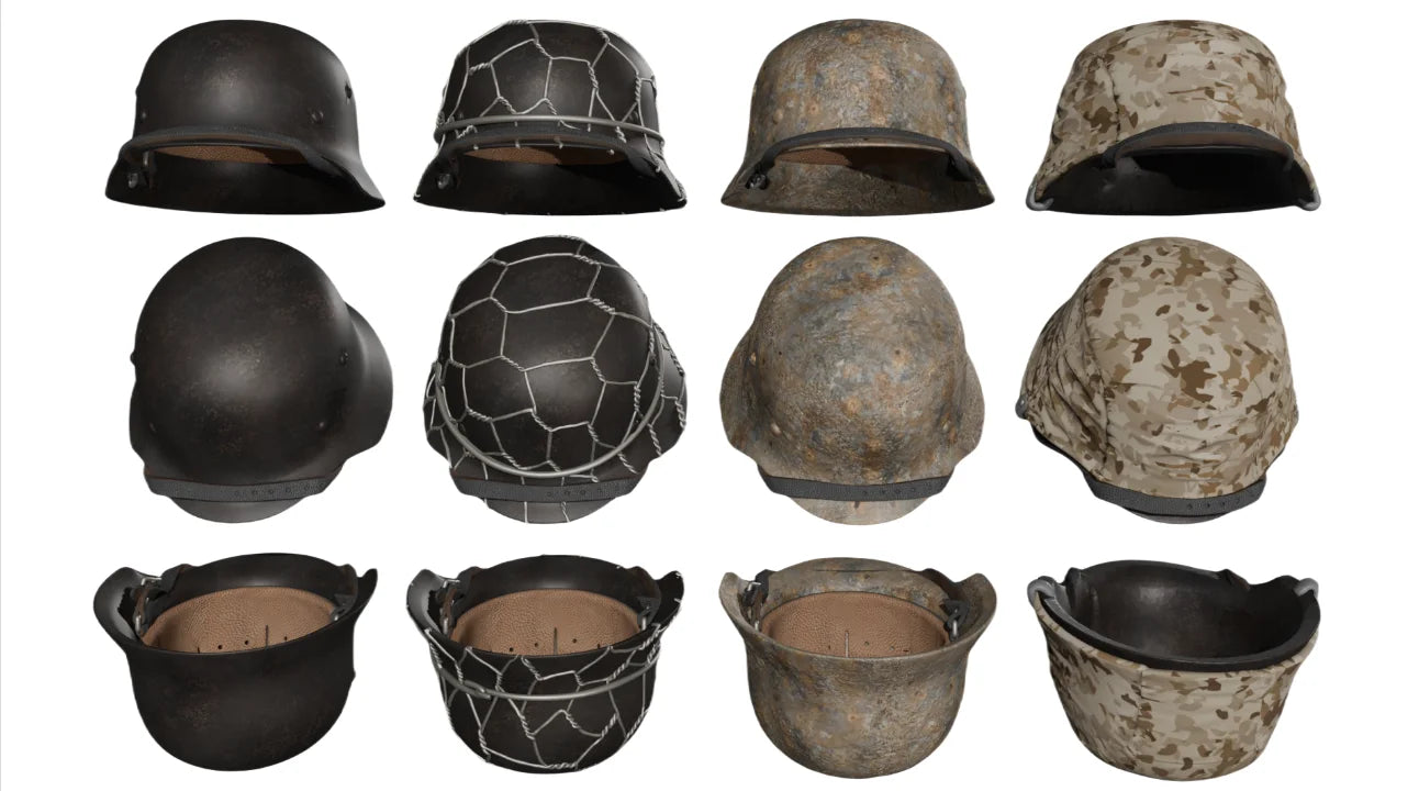 1/16 1/35 German Infantry Gear Kit | WWII Weapons & Equipment Set