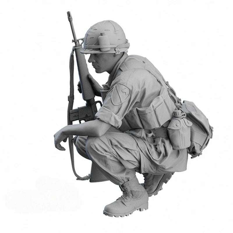 1/16 Scale Vietnam War US Army Infantry Resin Figure Model Kit - R Supply Store