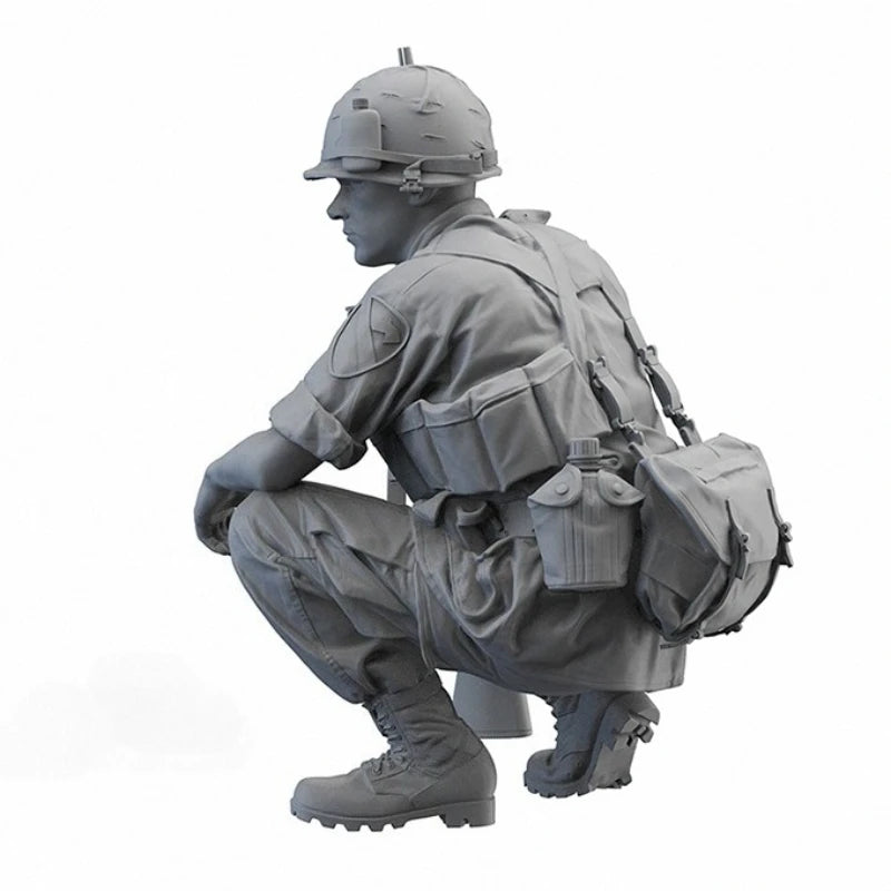 1/16 Scale Vietnam War US Army Infantry Resin Figure Model Kit - R Supply Store