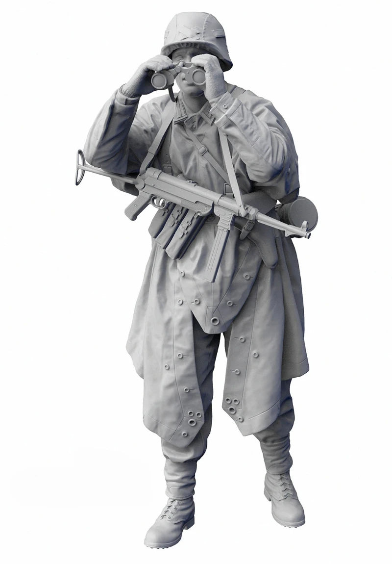 1/16 Scale Die-Cast Resin Figure Model Kit WWII German Field Commander Unassembled and Unpainted - R Supply Store