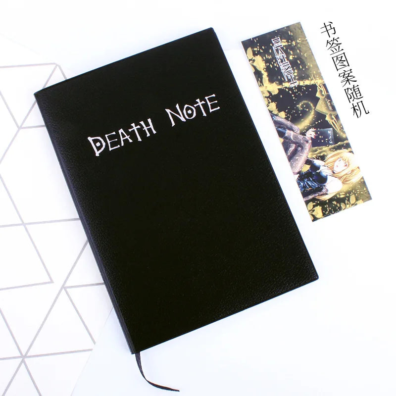 Death Note Notebook Set Leather Anime Journal Collectible Writing Book School Gift
