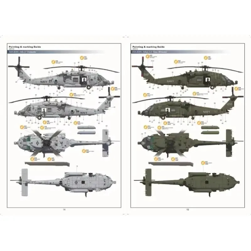 Kitty Hawk KH50010 | 1/35 Scale HH-60H Rescue Hawk Helicopter Plastic Model Kit | Unassembled Aircraft Model - R Supply Store