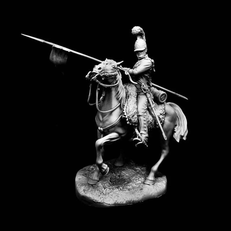 1/24 Scale Die-Cast Resin Figure Model Kit Line Lancer Miniature | Unassembled and Unpainted Diorama - R Supply Store