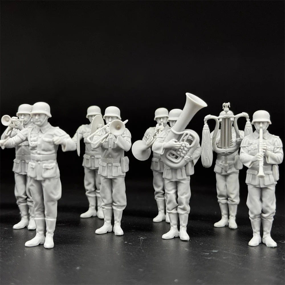 1/35 Scale WWII German Army Military Band Soldiers - 12 Figure Set | R-Supply Store