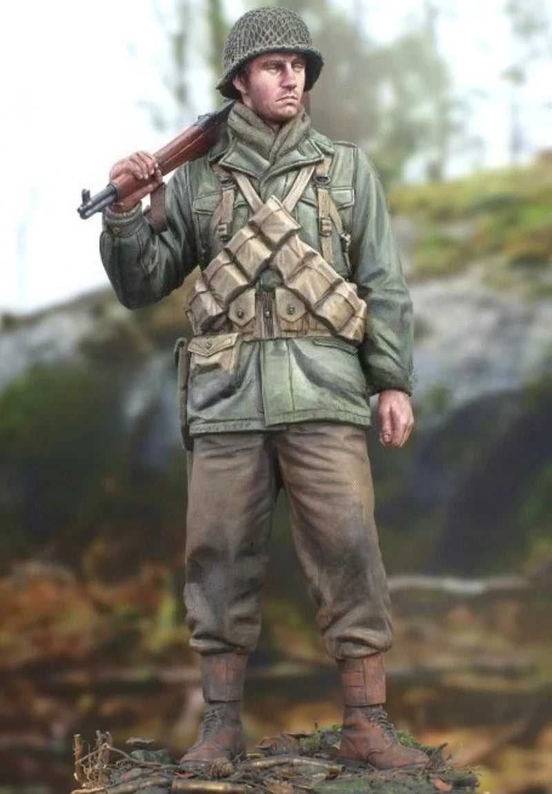 1/16 Scale Resin Figure Model Kit | US Army 3rd Armored Division Soldier Diecast Unassembled Unpainted - R Supply Store