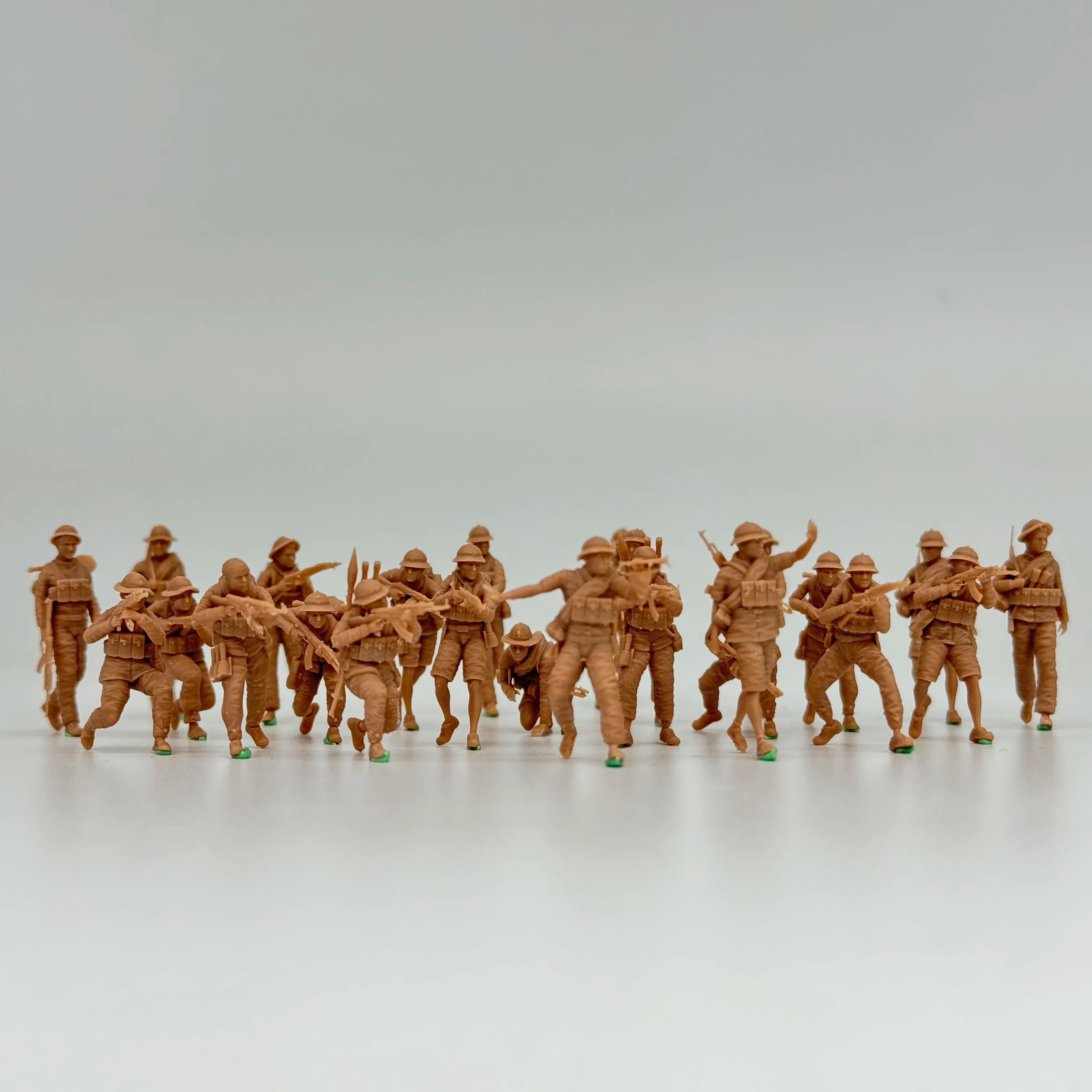 1/72 Scale Vietnam War Viet Cong & NVA "Hunter-Killer" Team Resin Figure Set (24 Figures) - Jungle Combat Miniatures