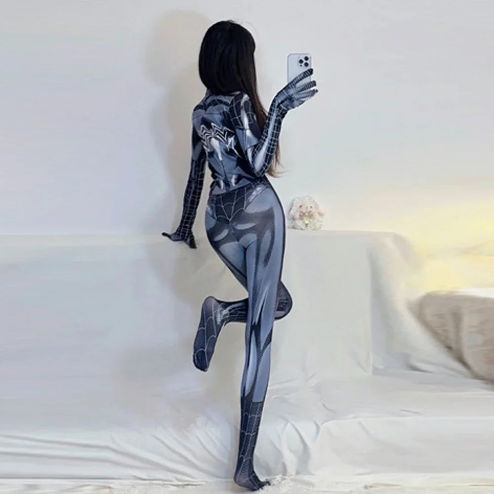 Spider-Woman - Spandex Bodysuit Venom Superhero Suit Cosplay Costume