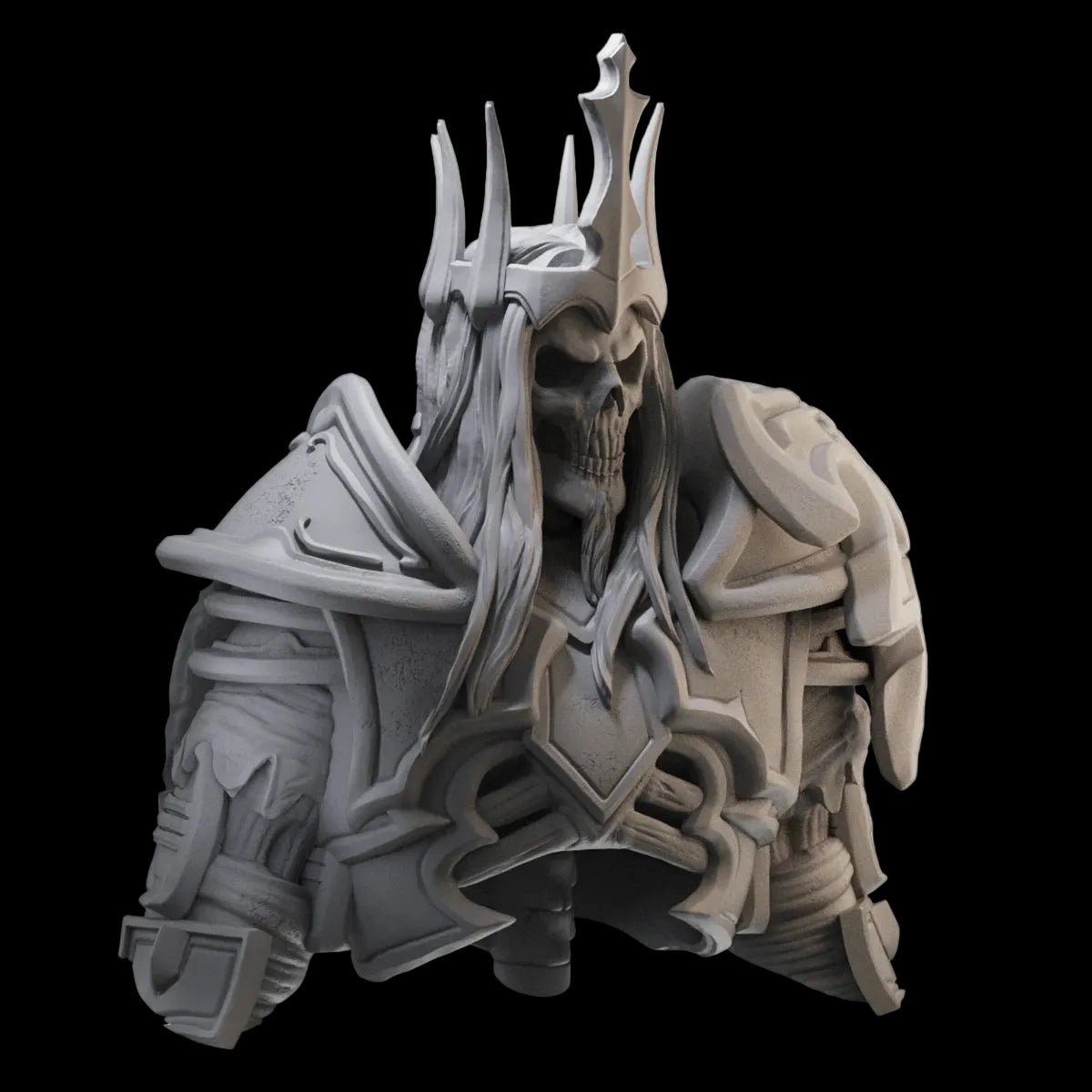 1/10 Dark Fantasy Villain Bust Resin GK | Iconic Gaming Boss Models