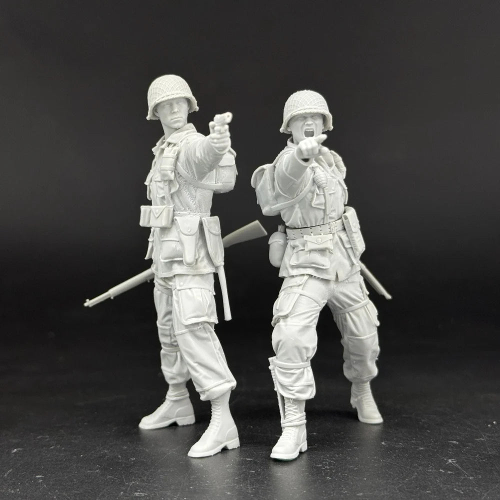 1/16 & 1/35 Scale WWII US Army 101st Airborne Division Angry Soldiers - 2 Figure Kit | R-Supply Store