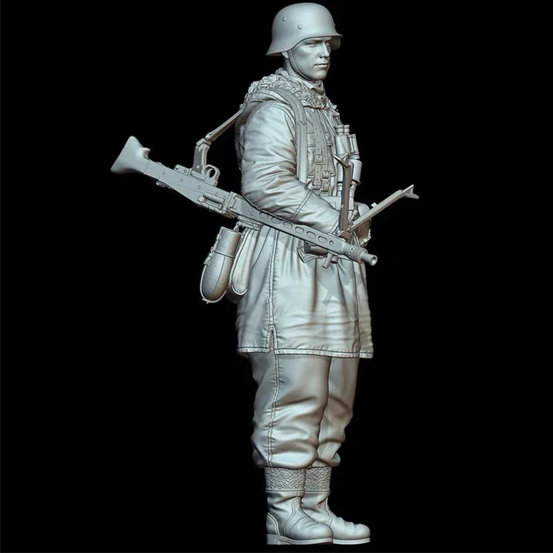 1/16 WWII German Gunner Eastern Front Resin Model Kit (Unassembled) - R Supply Store
