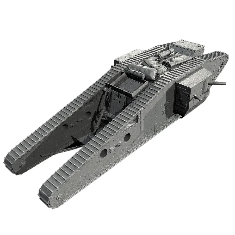 1/35 Scale WWI Tadpole Tank | Resin Model Kit | Self-Assembled Historical Vehicle - R Supply Store